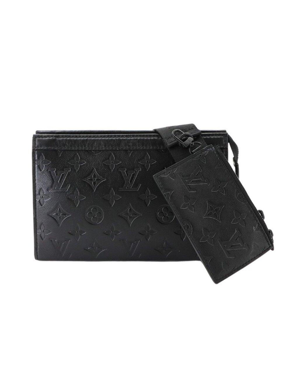 Louis Vuitton Monogram Shadow Gaston Wearable Wallet Shoulder Bag